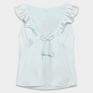 Aritzia Wilfred Tonka Satin Blouse